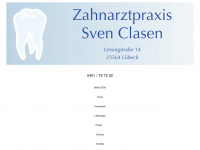 clasen-zahnarzt.de Webseite Vorschau