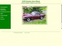 classic-cars-rieck.de Webseite Vorschau