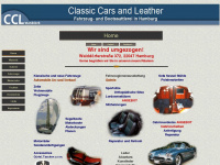 classic-cars-leather.de Webseite Vorschau