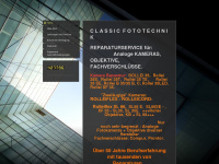 classic-fototechnik.de Webseite Vorschau