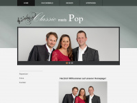 classic-meets-pop.at Webseite Vorschau