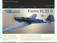 classics-hangar.de Webseite Vorschau