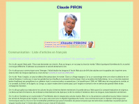 claude-piron.ch Webseite Vorschau