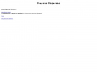 clausius-claperone.de Webseite Vorschau