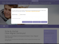 clear-aligner-dortmund.de Webseite Vorschau