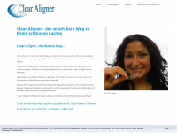 clear-aligner-bremen.de Webseite Vorschau