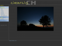 clearsky.ch Webseite Vorschau