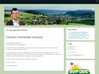 clemenshochreuter.ch Webseite Vorschau