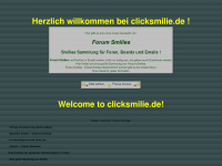 clicksmilie.de Webseite Vorschau