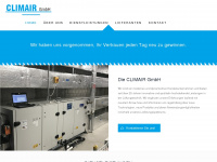 climair.ch Webseite Vorschau