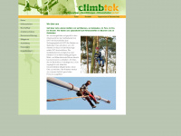 climbtek.de Webseite Vorschau