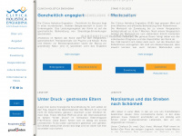 clinica-holistica.ch Webseite Vorschau