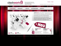 clockwork.at Webseite Vorschau