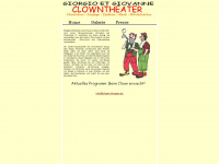 clown-theater.de Webseite Vorschau