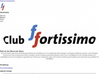 club-fortissimo.ch Webseite Vorschau