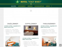 hotel-stadt-waren.de Webseite Vorschau