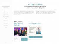 alicehoffmann.de Webseite Vorschau