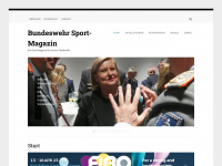 bundeswehr-sport-magazin.de Webseite Vorschau