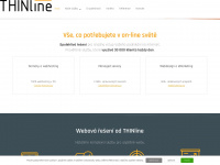 thinline.cz Webseite Vorschau
