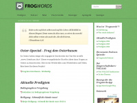 frogwords.de Webseite Vorschau