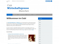 club-wirtschaftspresse-muenchen.de Webseite Vorschau