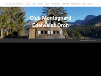 clubedelweissoron.ch Webseite Vorschau