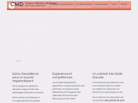 cmd-dentiste.ch Webseite Vorschau