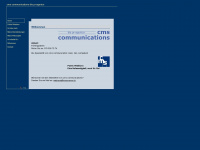 cmscomm.ch Webseite Vorschau