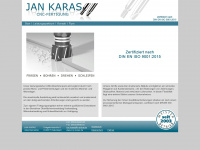 cnc-karas.de Webseite Vorschau