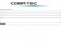 cobatec.ch Webseite Vorschau