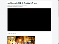 cocktail-tram.de Webseite Vorschau