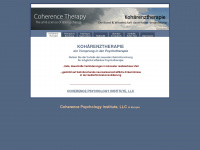 coherence-therapy.de Webseite Vorschau