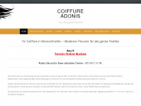 coiffure-adonis.ch Webseite Vorschau