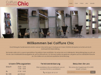 coiffure-chic.ch Webseite Vorschau