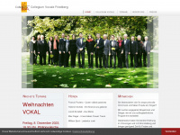 collegium-vocale-friedberg.de Webseite Vorschau