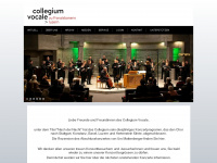 collegiumvocale.ch Webseite Vorschau
