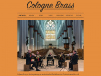 cologne-brass.de Webseite Vorschau