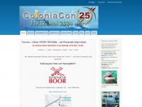 coloniacon.de Webseite Vorschau