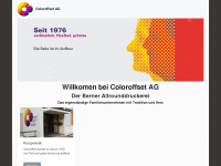 coloroffset.ch Webseite Vorschau