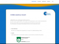 coma-additive.de Webseite Vorschau