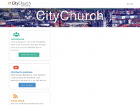 citychurch.de Webseite Vorschau