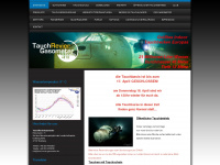 tauchrevier-gasometer.de Webseite Vorschau