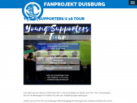 fanprojekt-duisburg.de Webseite Vorschau