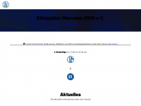 koenigsblau-oberaden-2000.de Webseite Vorschau