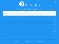 whaats.com Webseite Vorschau