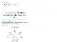 dejongone.nl Webseite Vorschau