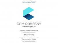 comcompany.ch Webseite Vorschau