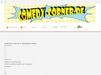 comedy-corner.de Webseite Vorschau