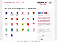 commercialregister.ch Webseite Vorschau