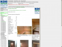 compact-sauna.de Webseite Vorschau